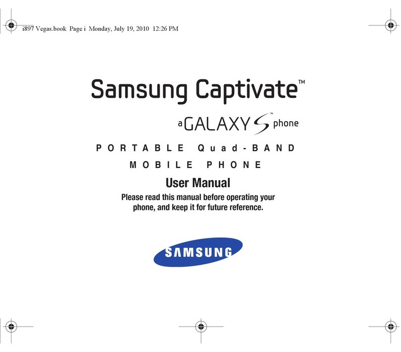Samsung Galaxy S Captivate user manual