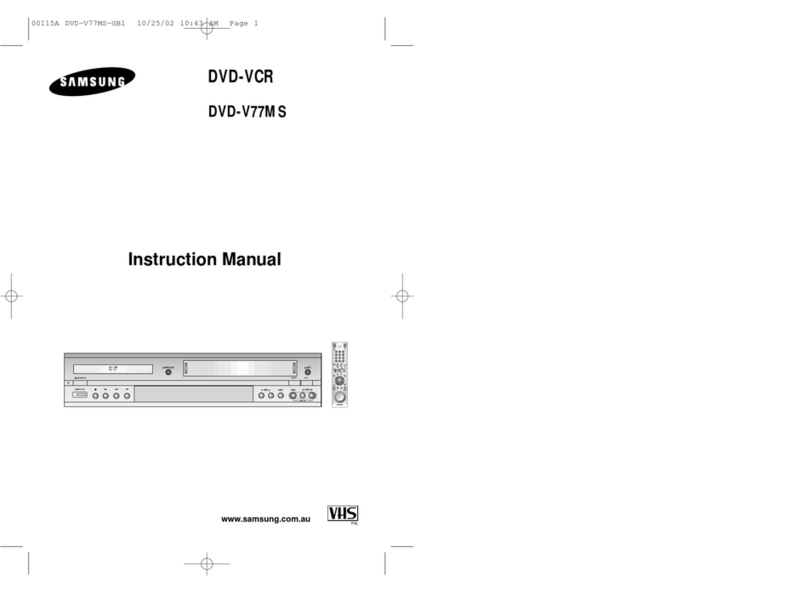 Samsung DVD-V77MS instruction manual