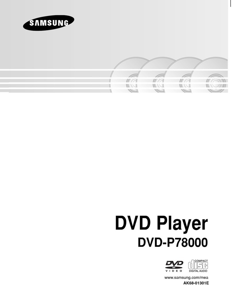 Samsung DVD-P78000 User manual