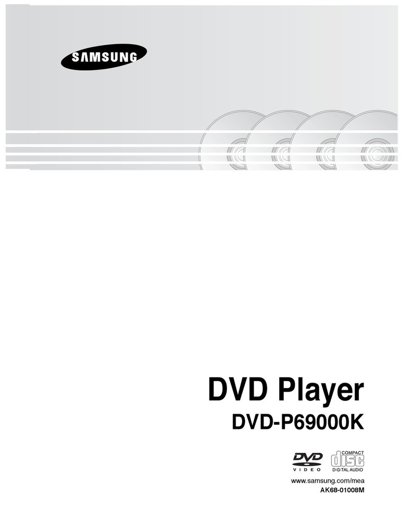 Samsung DVD-P69000K User manual