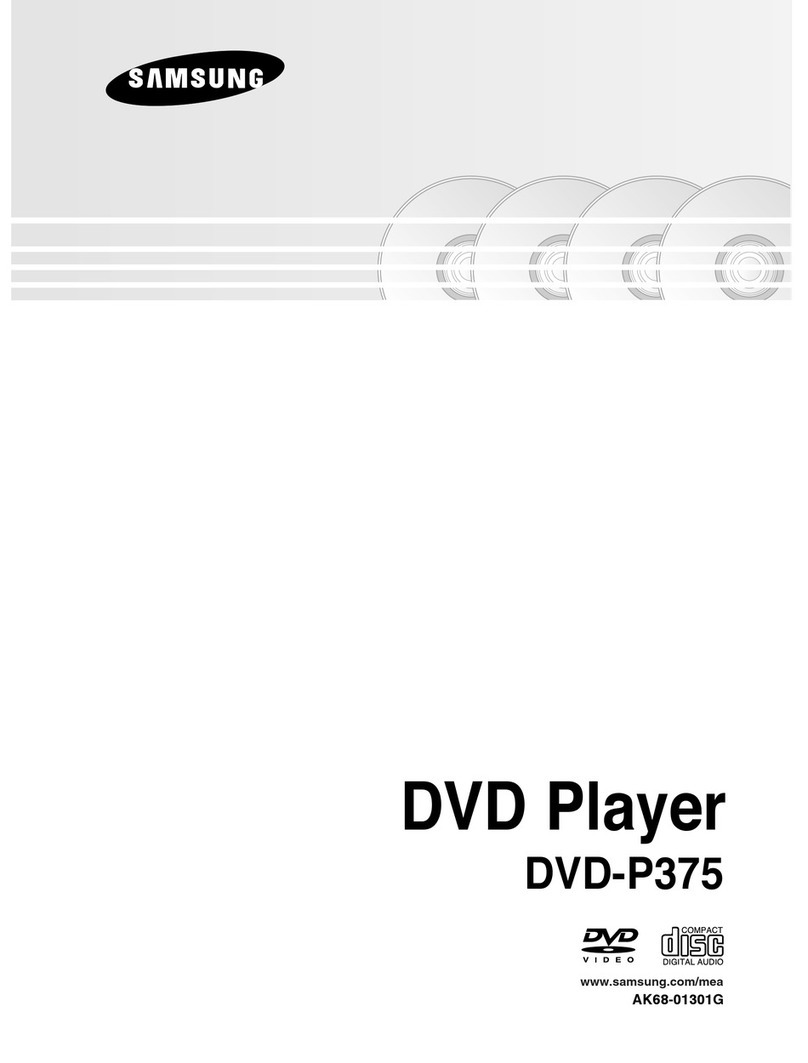 Samsung DVD-P375 User manual