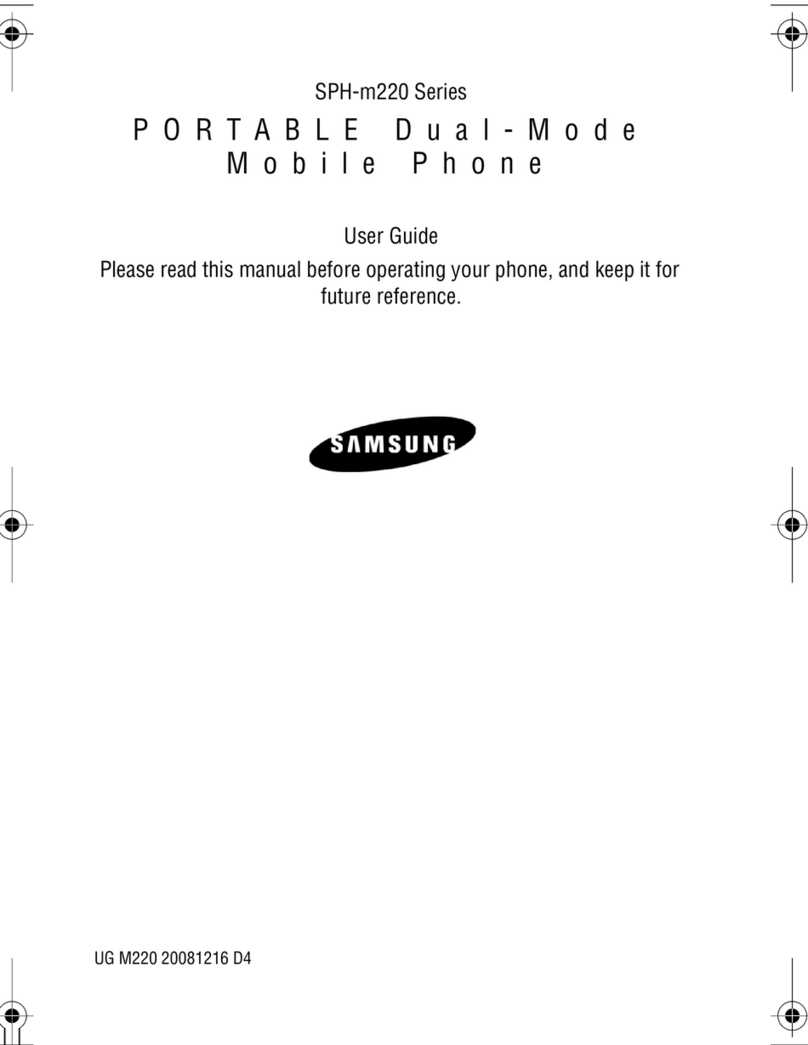 Samsung SPH-M220 User manual
