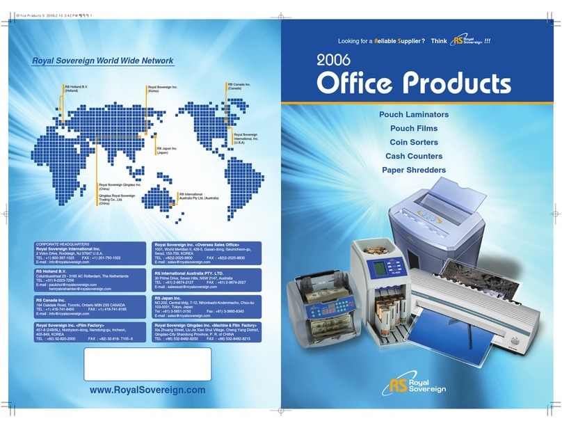 Royal Sovereign EL-9DF Brochure & specs