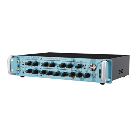 SWR Marcus Miller Preamp User manual SWR Marcus Miller Preamp User manual