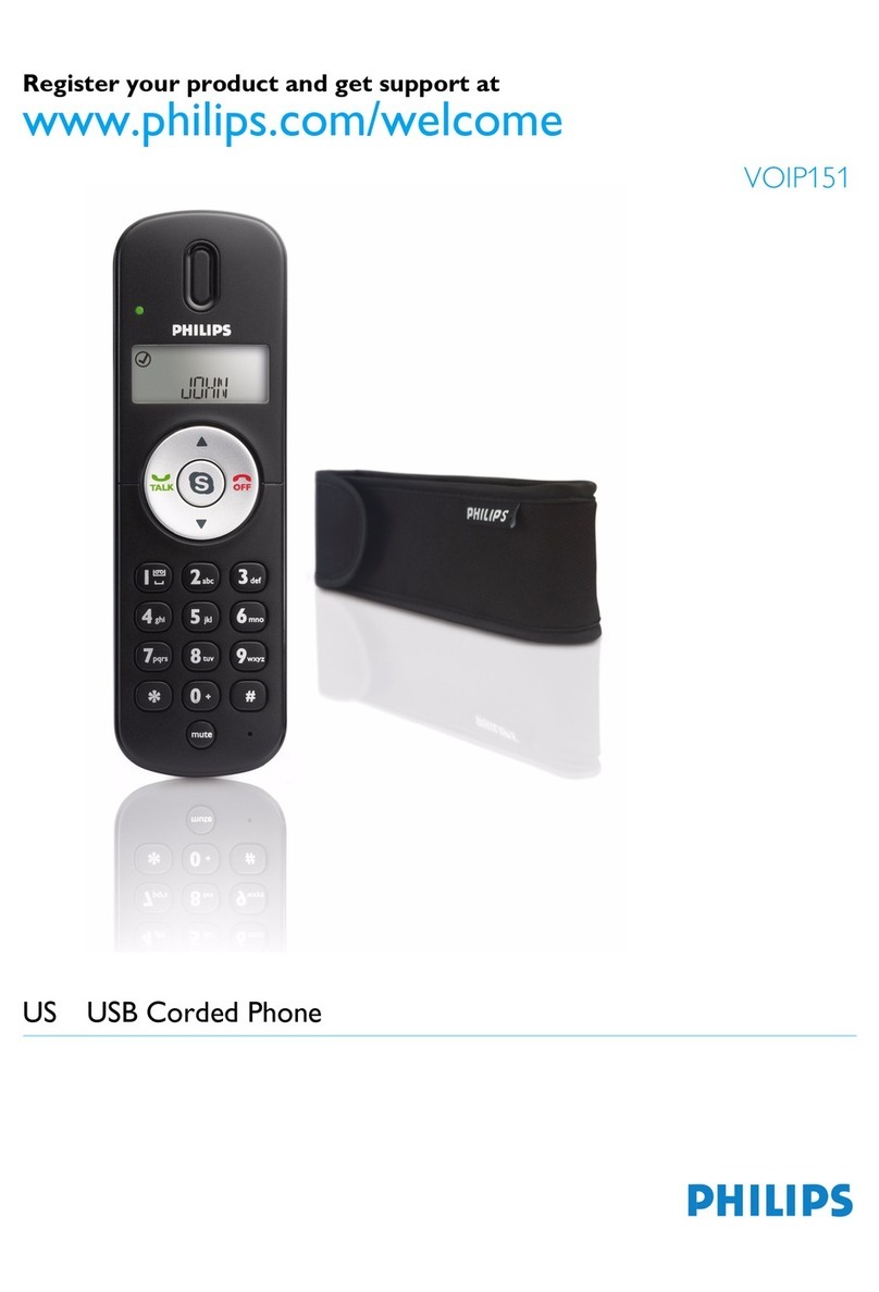 Philips VOIP1511B User manual