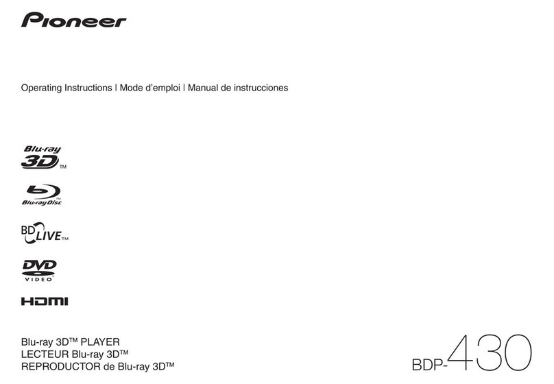 Pioneer BDP-430 operating instructions