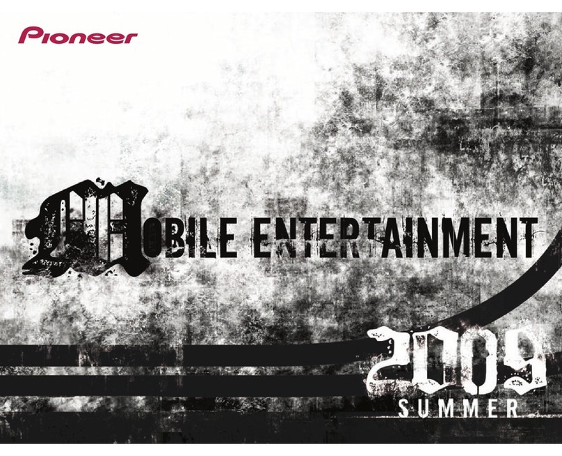Pioneer DEH11E - SCD Receiver User manual
