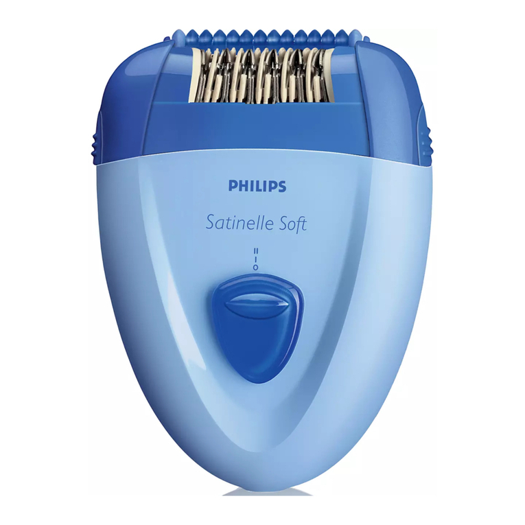 Philips Satinelle Soft HP6407 User manual