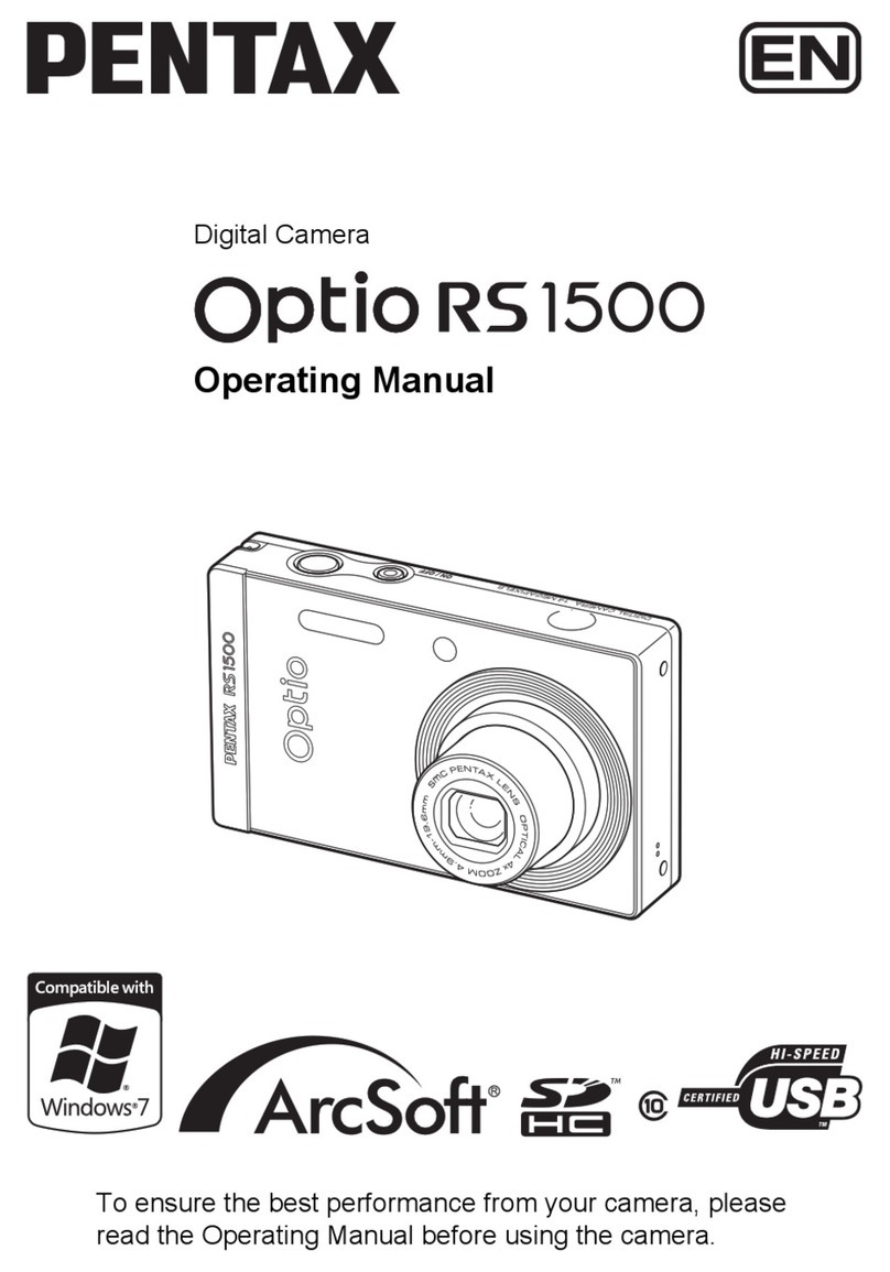 Pentax Optio RS1500 User manual Pentax Optio RS1500 User manual
