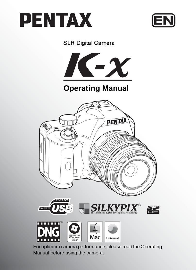 Pentax K-X User manual