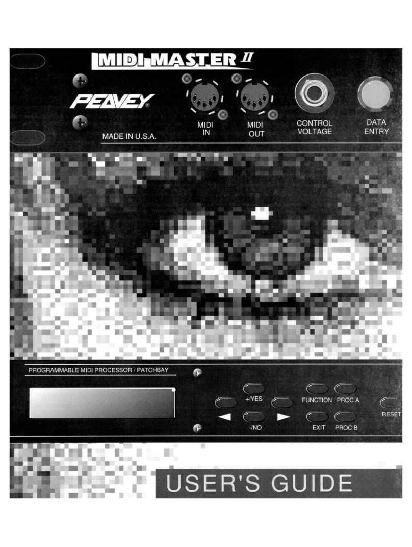 Peavey MIDI Master II manual