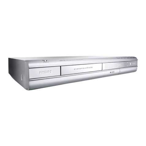 Philips DVDR520H User manual