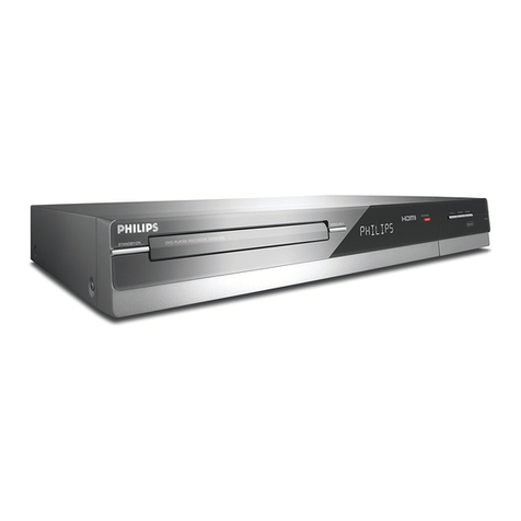 Philips DVDR3505 User manual