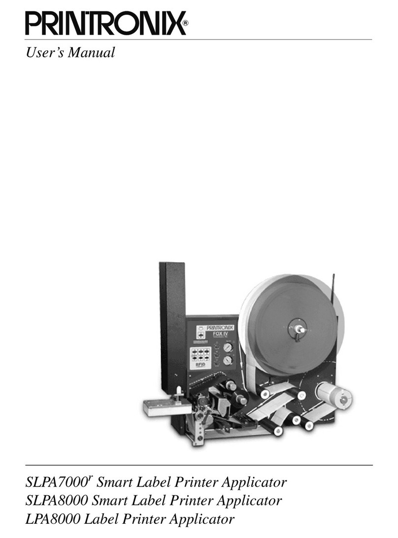 Printronix SLPA8000 User manual