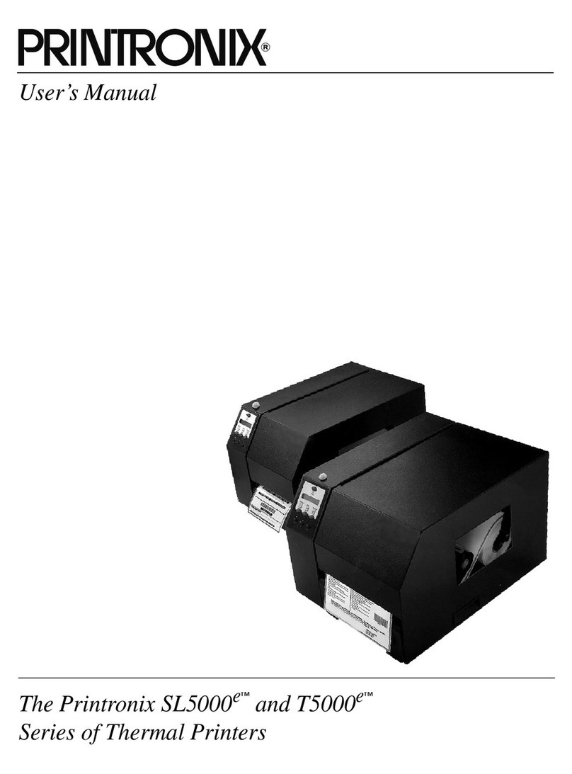 Printronix SL5000E series User manual