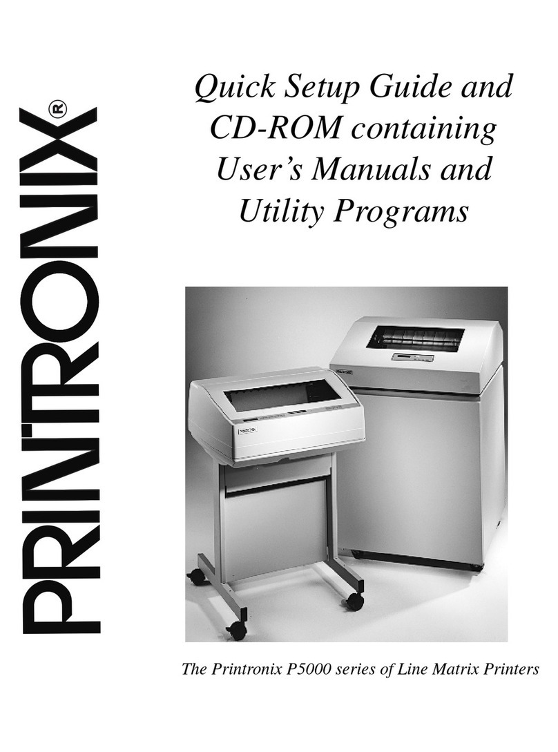 Printronix P5 User manual
