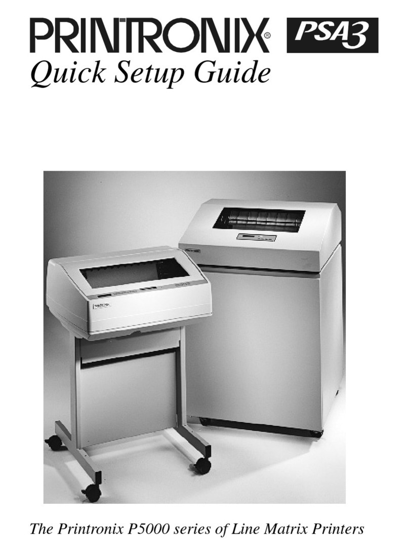 Printronix P5000 Series User manual