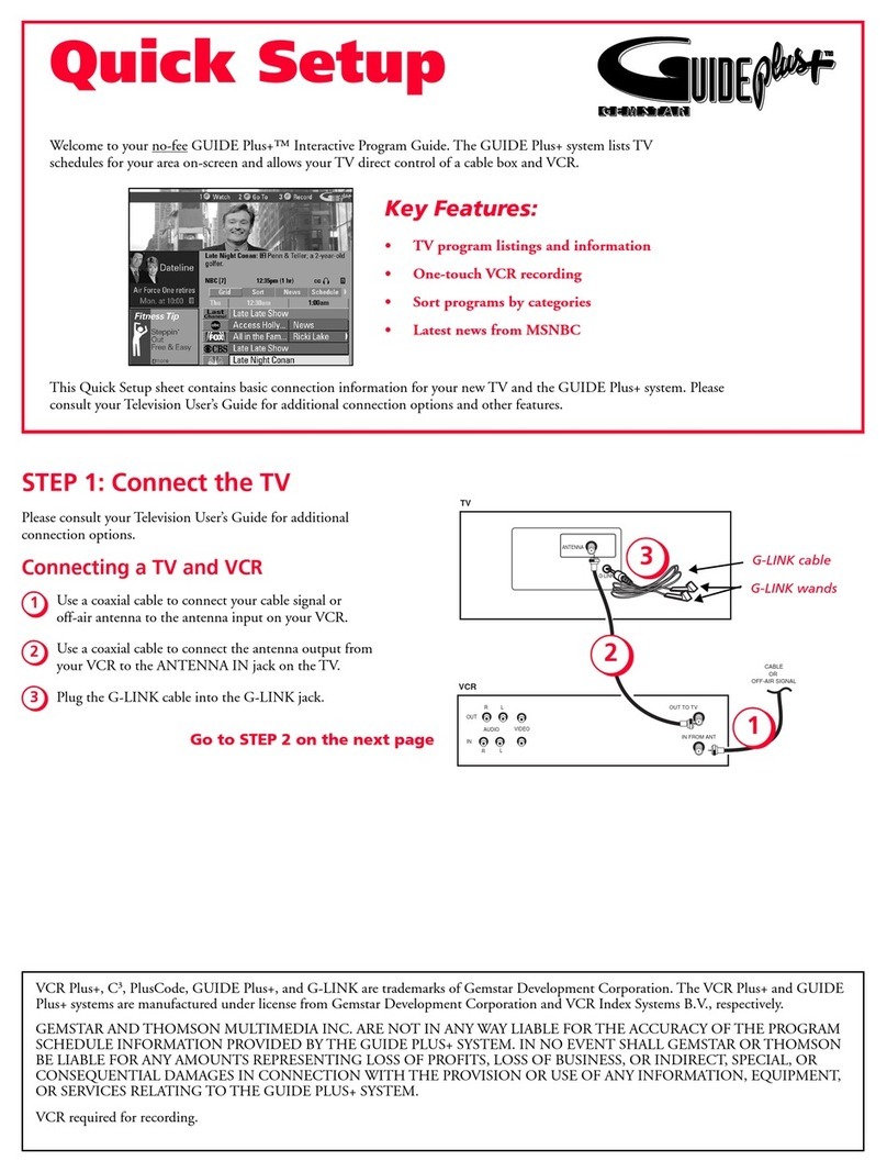 RCA TruFlat F20TF10 User manual