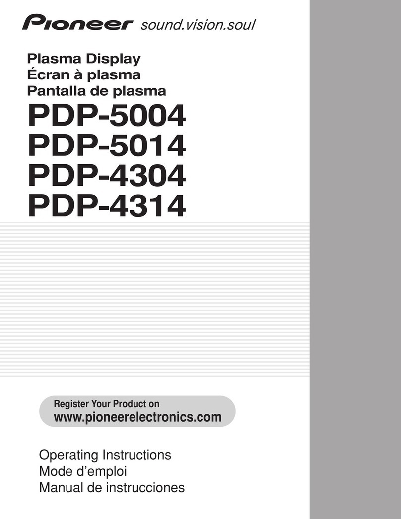 Pioneer PDP-4304 User manual
