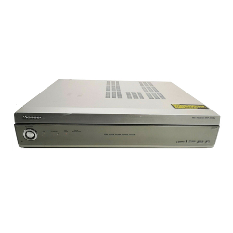 Pioneer PDP-4345HD User manual