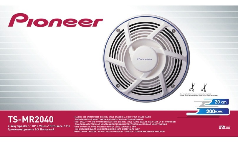 Pioneer TS-MR2040 instruction manual