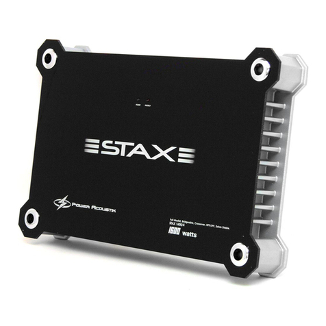 PowerAcoustik STAX-1200/4 User manual PowerAcoustik STAX-1200/4 User manual