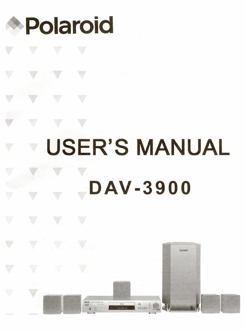 Polaroid DAV-3900 user manual
