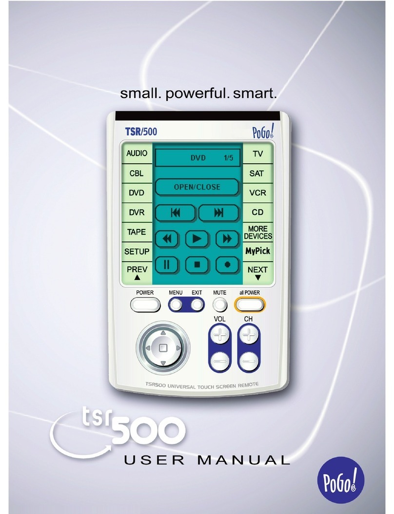 Pogo TSR-500 user manual
