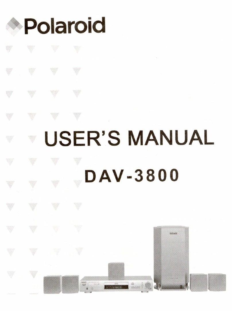 Polaroid DAV-3800 user manual