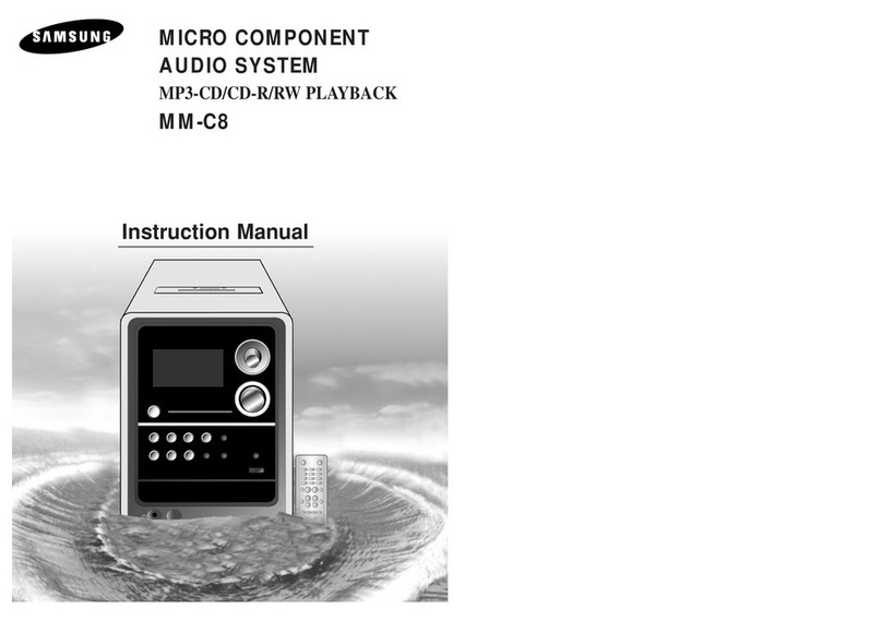Samsung MM-C8 instruction manual