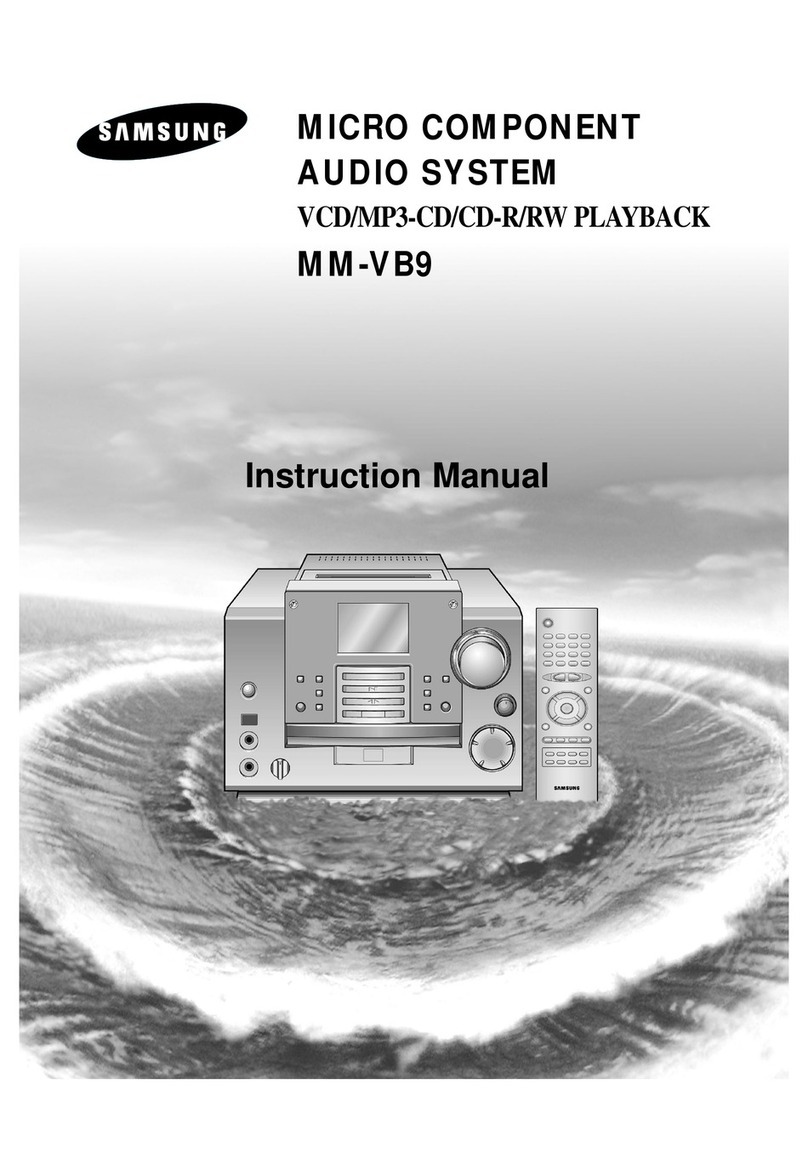 Samsung MM-VB9 instruction manual