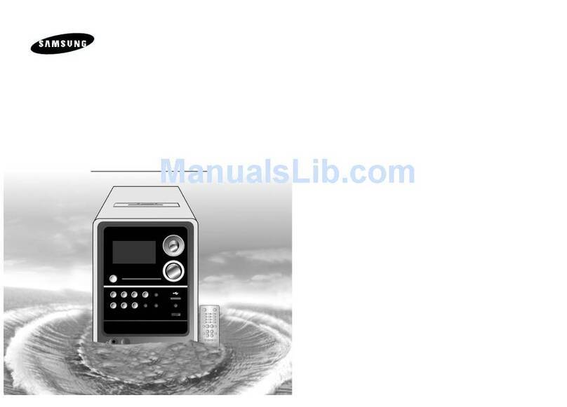 Samsung MM-UC8H User manual