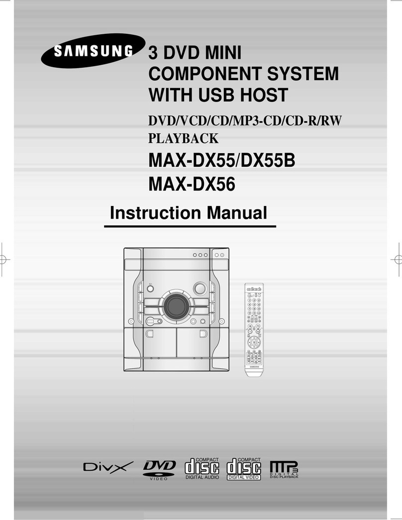 Samsung MAX-DX55 instruction manual