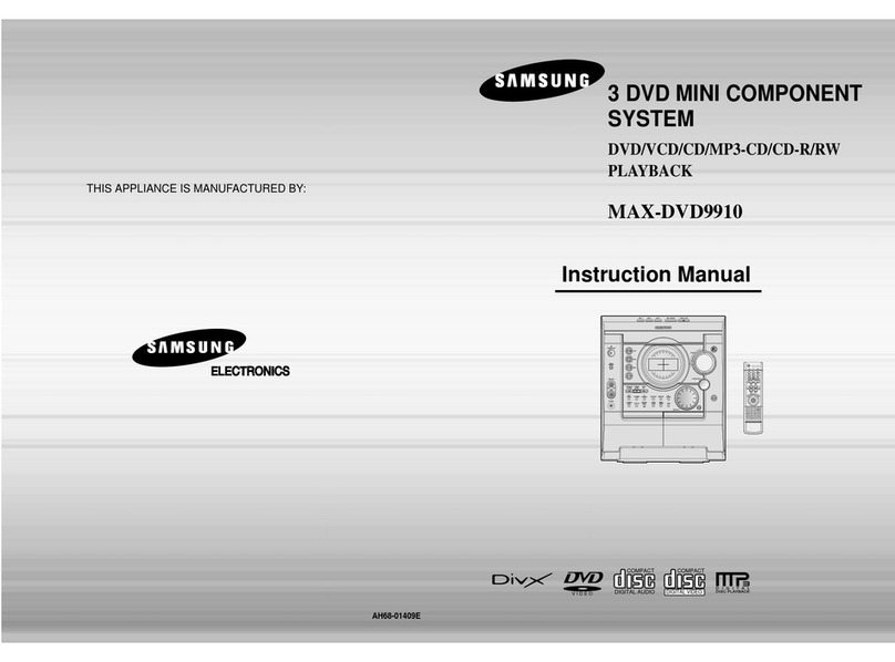 Samsung MAX-DVD9910 User manual