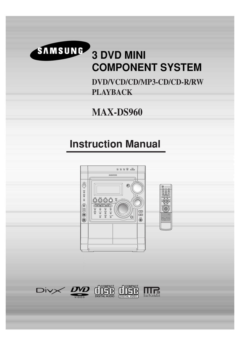 Samsung MAX-DS960 User manual