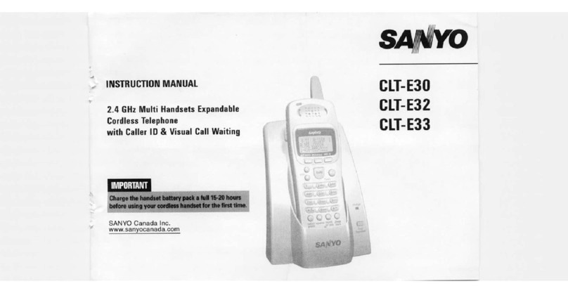 Sanyo CLT-E30 User manual