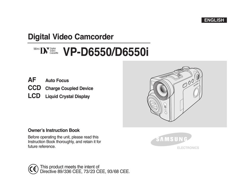 Samsung VP-D6550 Owner's manual