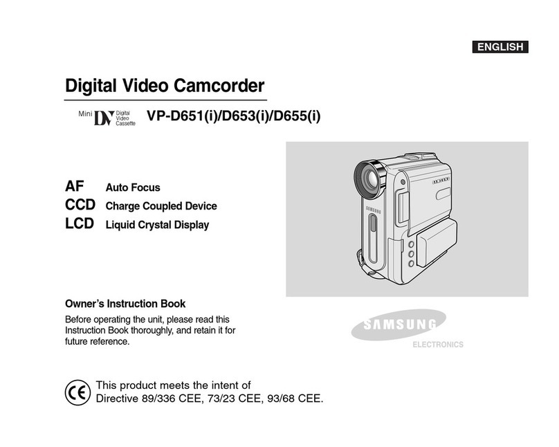 Samsung VP-D651 Owner's manual
