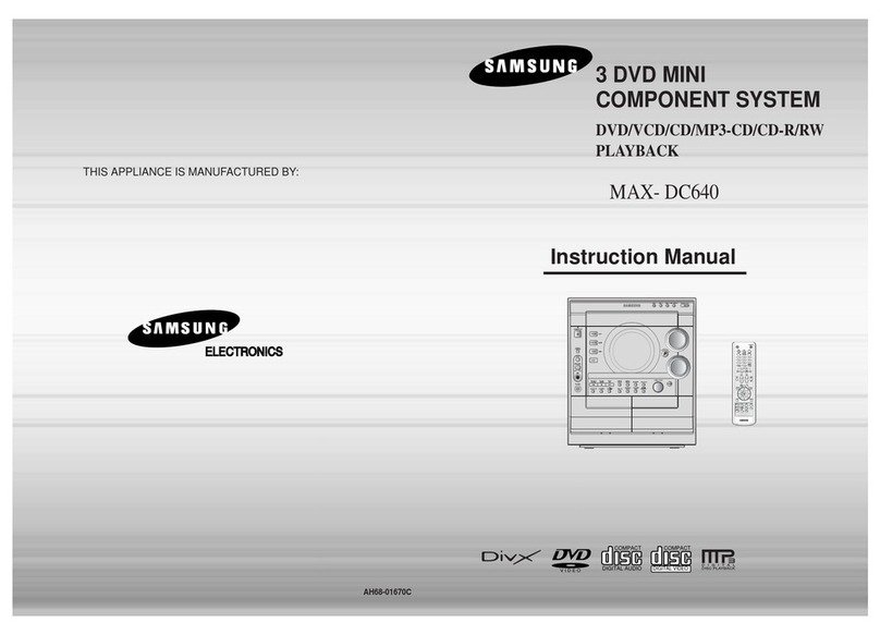 Samsung MAX-DC640 User manual