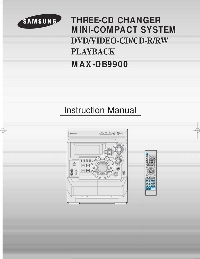 Samsung MAX-DB9900 instruction manual