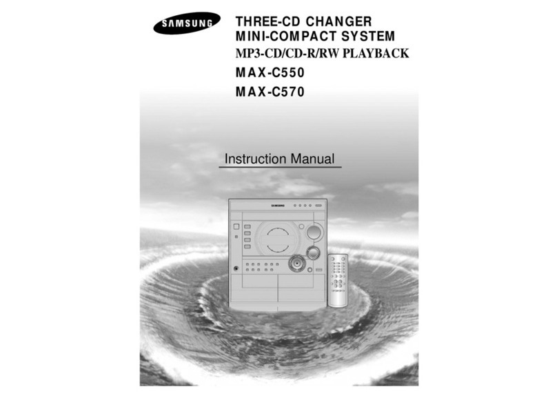 Samsung MAX-C550T User manual