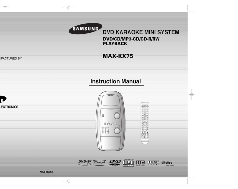 Samsung MAX-KX75 instruction manual