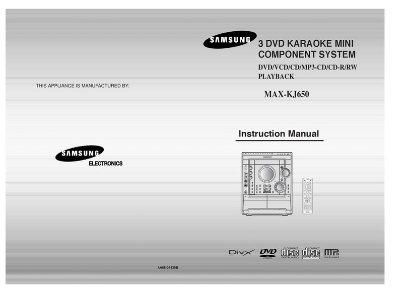 Samsung MAX-KJ650 instruction manual