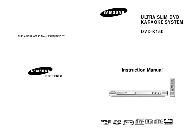 Samsung DVD-K150 instruction manual