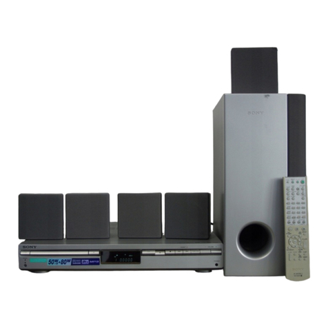 Sony DAV-SB100 - 5 Dvd Changer System User manual