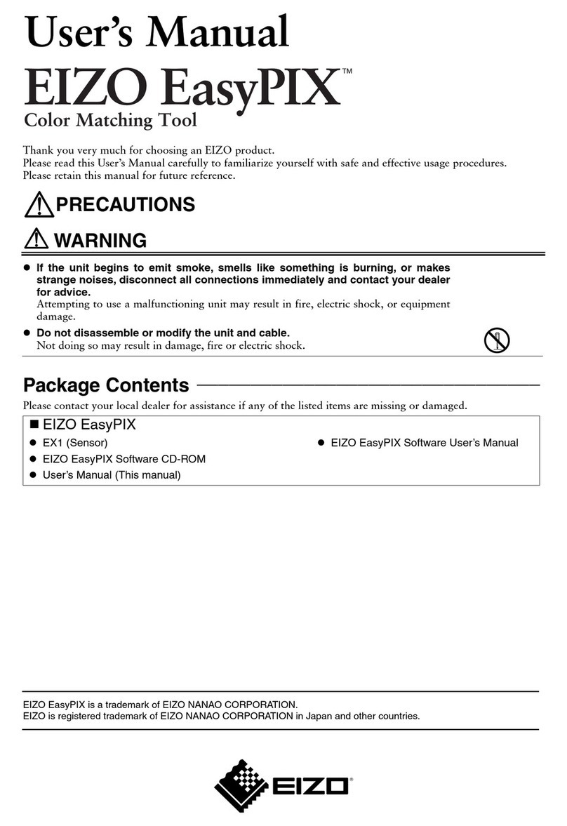 Eizo EX1 User manual