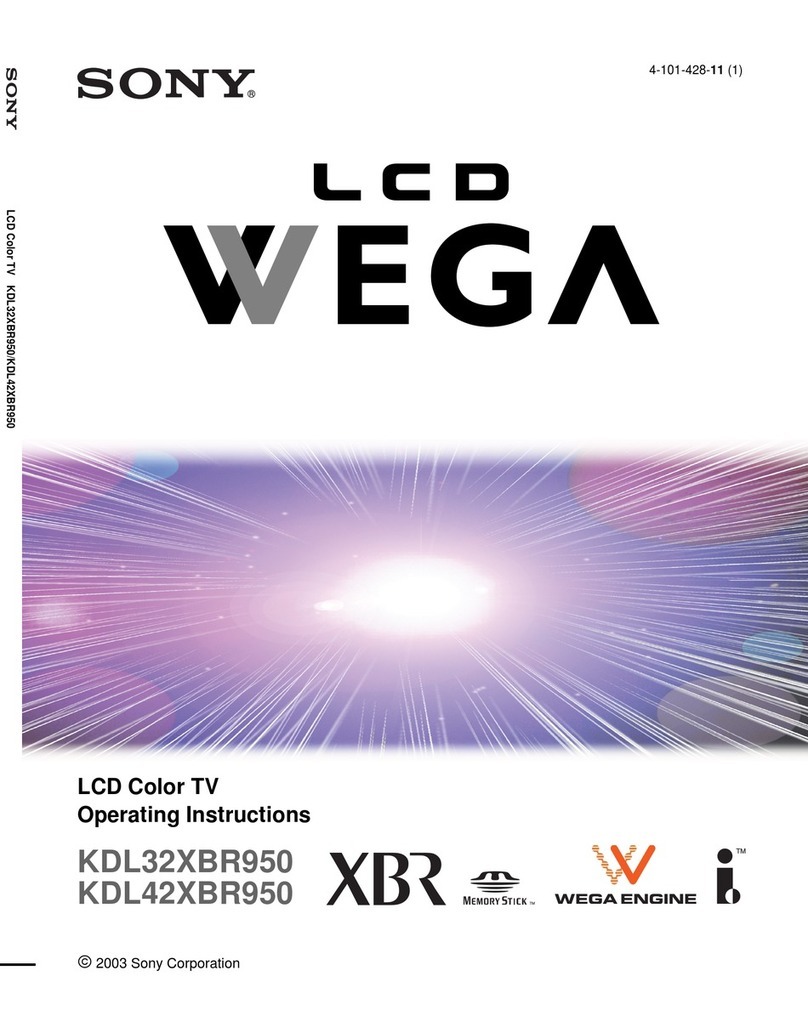 Sony BRAVIA KDL-32XBR950 User manual