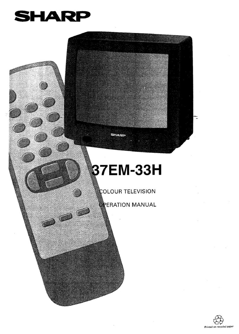 Sharp 37EM-33H User manual
