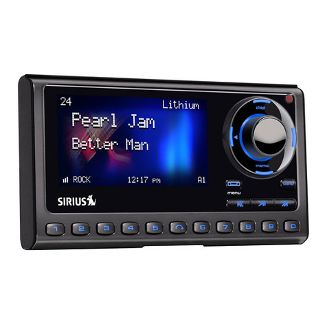 Sirius Satellite Radio SP5TK1 user guide