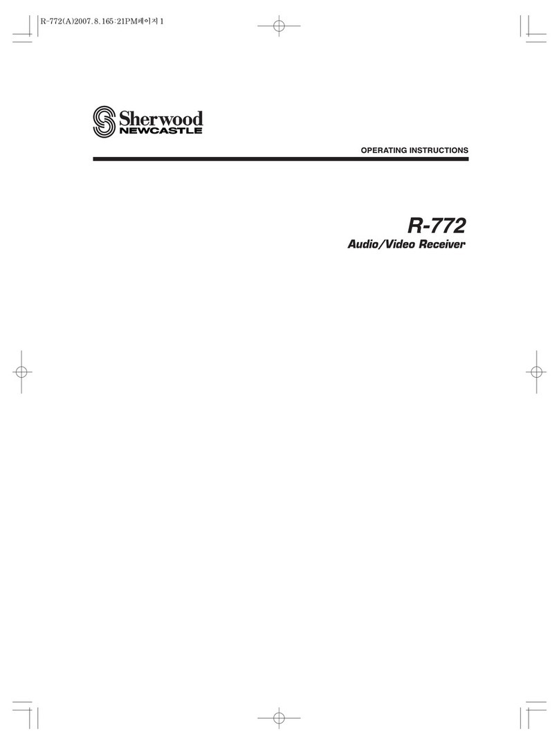 Sherwood NewCastle R-772 User manual